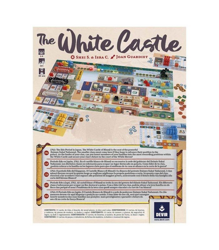 JUEGO DE MESA THE WHITE CASTLE