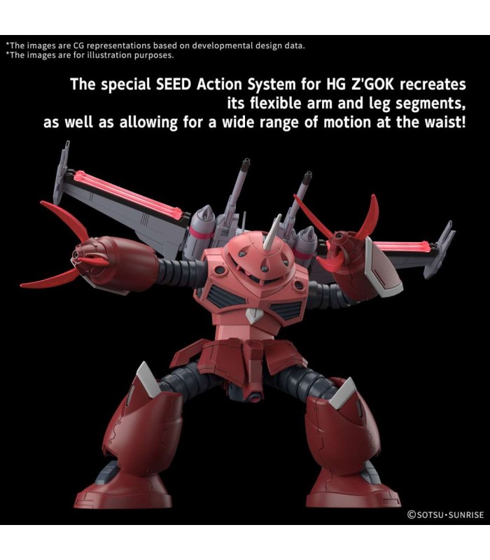 HG Gundam Z’gok Seed Freedom ver 1/144