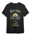 Camiseta Rick & Morty Nave Negra