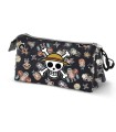 Estuche Portatodo Triple One Piece Skull