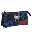 Estuche Portatodo Triple Spiderman City