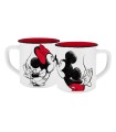 Disney Taza Mickey Kiss Sketch Rojo