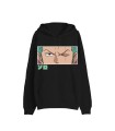 Sudadera One Piece Zoro Eyes Negro