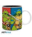 TMNT Taza 320 ml Retratos coloridos