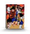 Libreta Efecto 3D Goku Vs Vegeta Dragon Ball Z