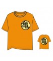 Camiseta Dragon Ball naranja adulto