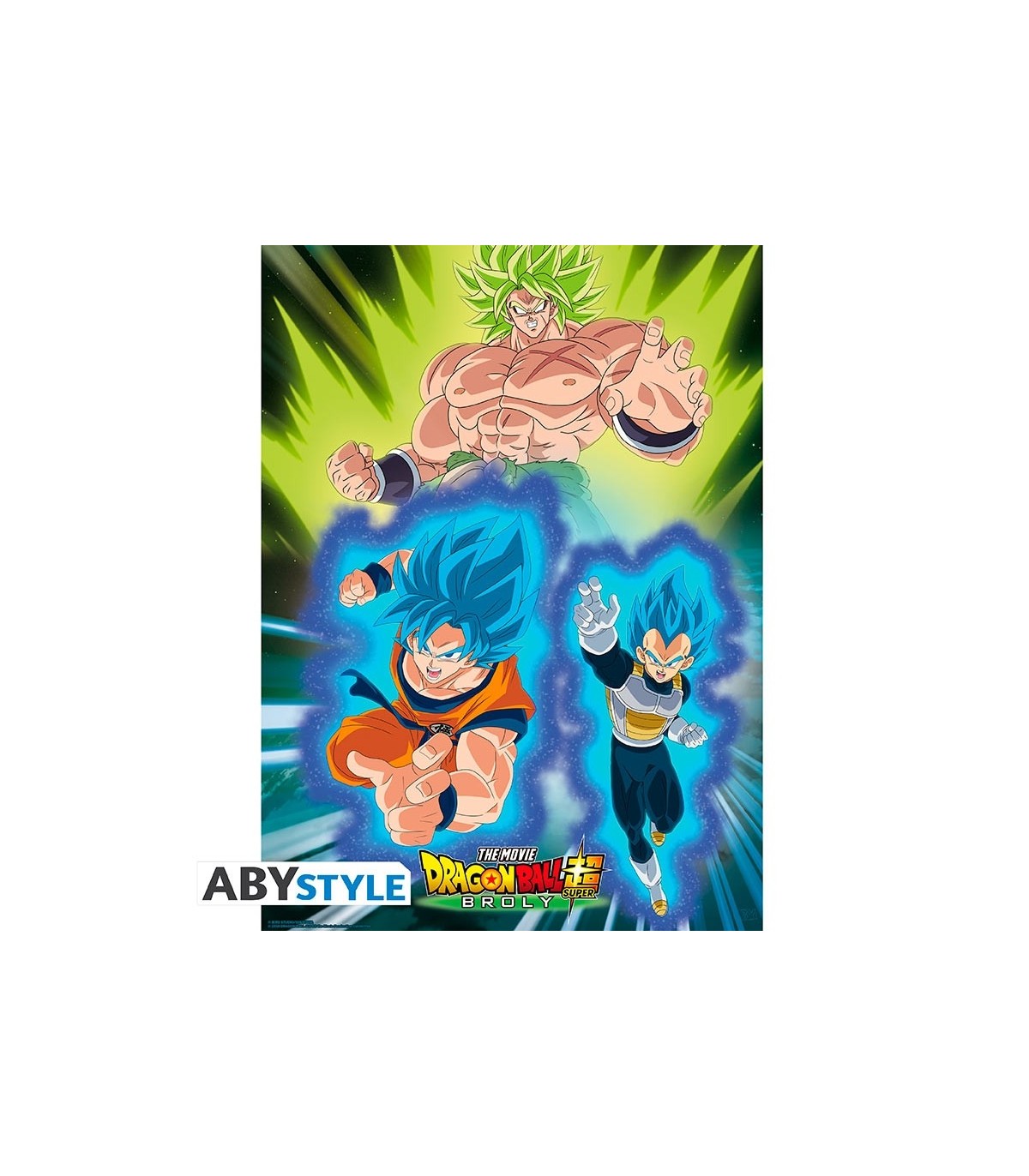 Poster Broly de Dragon Ball Super -Tu tienda anime alternativa