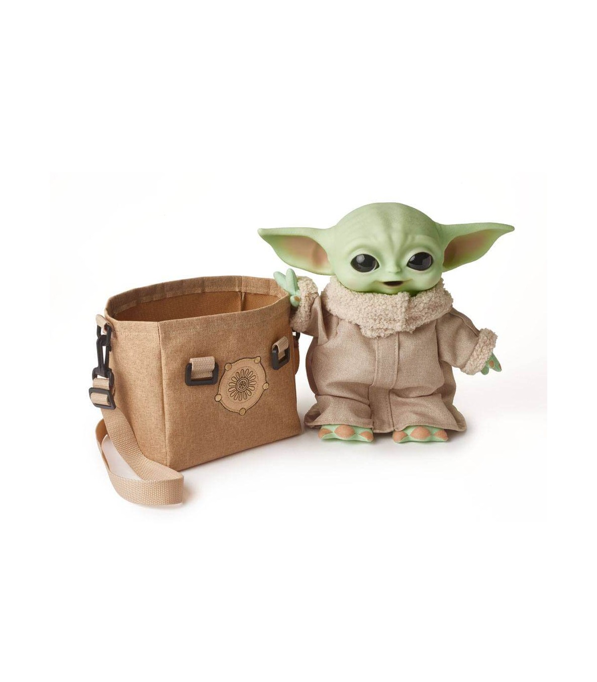 The Child Baby Yoda Peluche Electronico Con Bandolera Star Wars The  Mandalorian