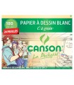 CANSON Maxi Papel De Dibujo Blanco 24 Hojas 24x32cm Grano 180g/M2