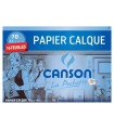 CANSON Papel calco 16 hojas A4 70g/m2 + almohadillas adhesivas