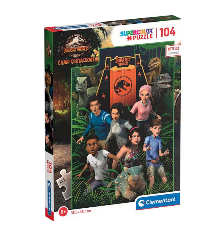 Puzzle Camp Cretaceous Jurassic World 104 Piezas 