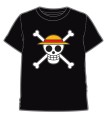 Camiseta One Piece Skull Negro Adulto