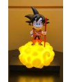 Goku On The Cloud Light Up Lampara Figura Dragon Ball