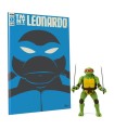 Teenage Mutant Ninja Turtles Bst Axn X Idw Action Figure & Comic Book Leonardo Exclusive