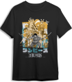 Camiseta One Piece Personajes Negro