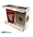 HARRY POTTER Pack Vaso XXL + Pin + Cuaderno de Bolsillo "Gryffindor"