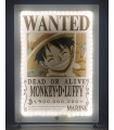 Wanted Luffy Lampara Neon One Piece