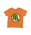 Camiseta Bebe Dragon Ball Kame Kanji Naranja