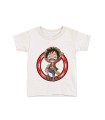Camiseta Bebe/Infantil One Piece Luffy