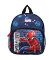 Mochila Infantil 2 Bolsillos Spiderman Telaraña