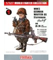 World Fighter Collection WWII German Waffen-SS Soldier and ZB-26 Light Machinegun 1/12