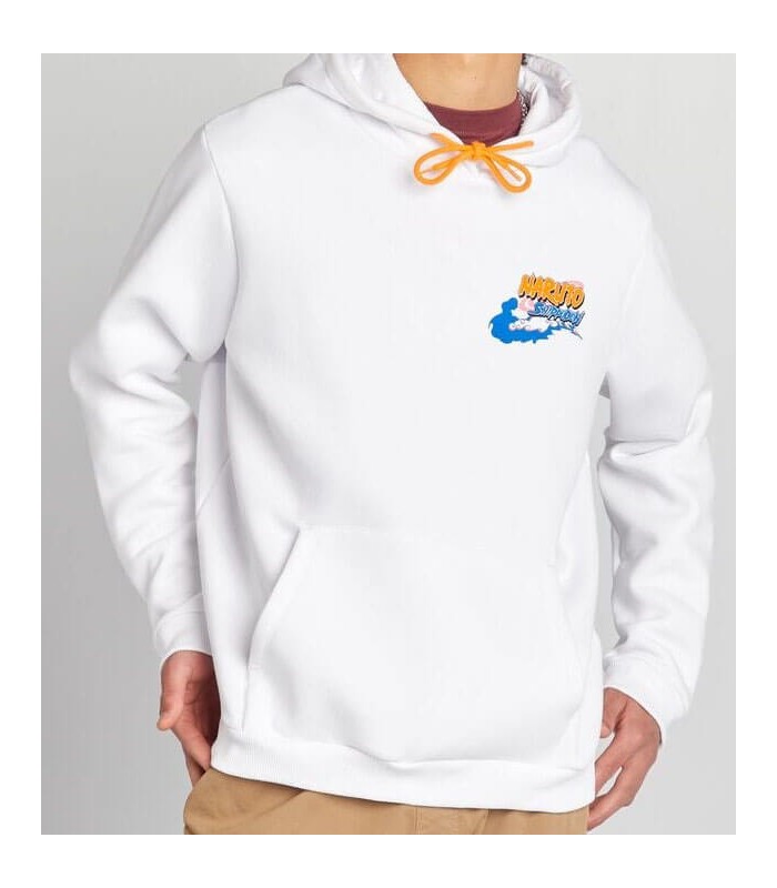 Sudadera con capucha Naruto Blanco